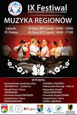 Wykaz zespołów- Muzyka Regionów- 2015