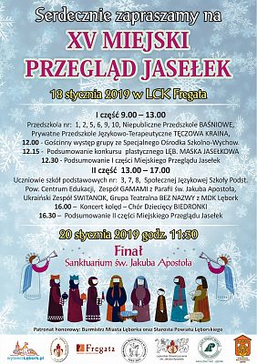 XV  MIEJSKI  PRZEGLĄD  JASEŁEK  -  PROGRAM