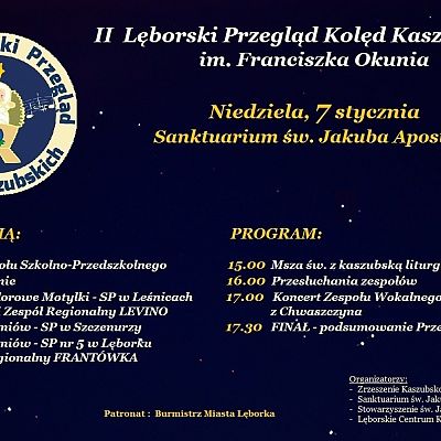 PROGRAM II Lęborskiego Przeglądu Kolęd Kaszubskich im. Franciszka Okunia